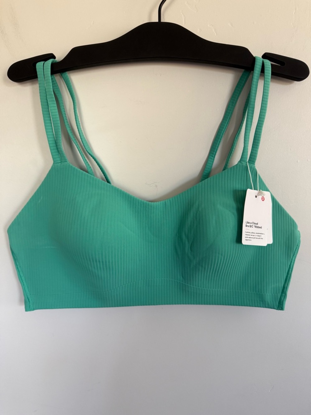 NWT Lululemon Like a Cloud Ribbed Bra *Light Support, B/C Cup Size 10